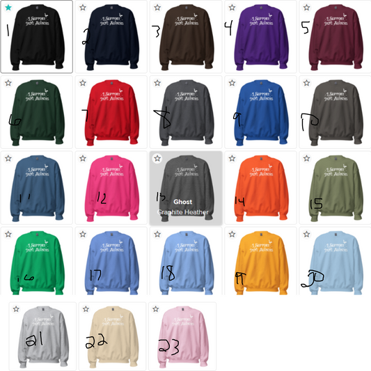 Pre-Order "I Support Indie Authors Sweatshirt" - Fantasy Edition WhiteLettering
