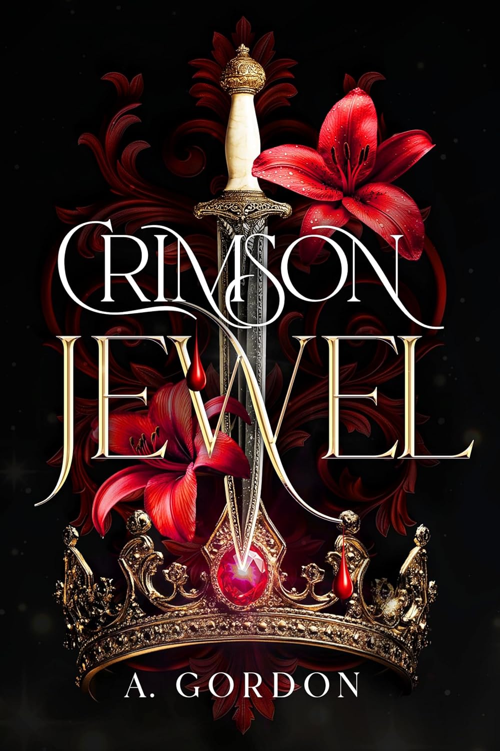 Crimson Jewel - Signed Paperback with Character Art