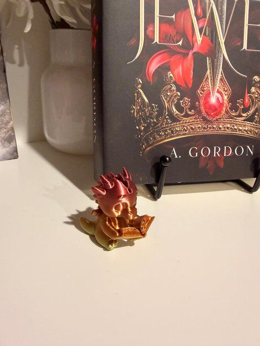 Pre-Order Book Dragon - Small 3D Print
