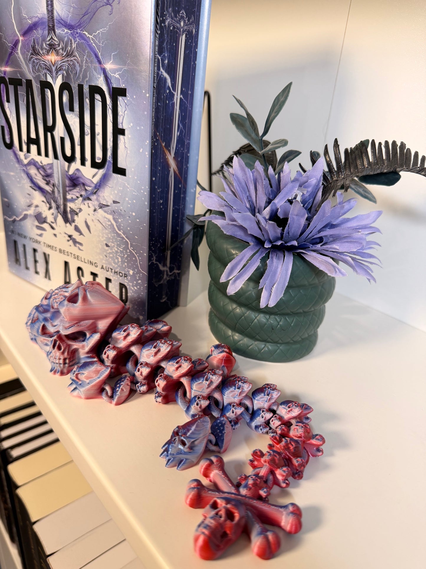 Skull Dragon - 3D Print, Shelf Decor