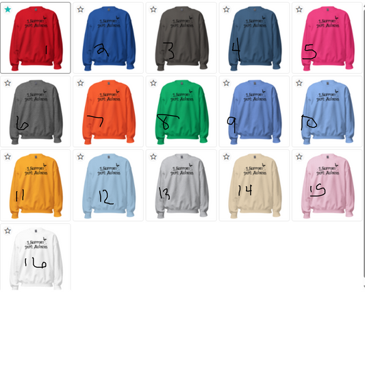 Pre-Order "I Support Indie Authors Sweatshirt" - Fantasy Edition Black Lettering