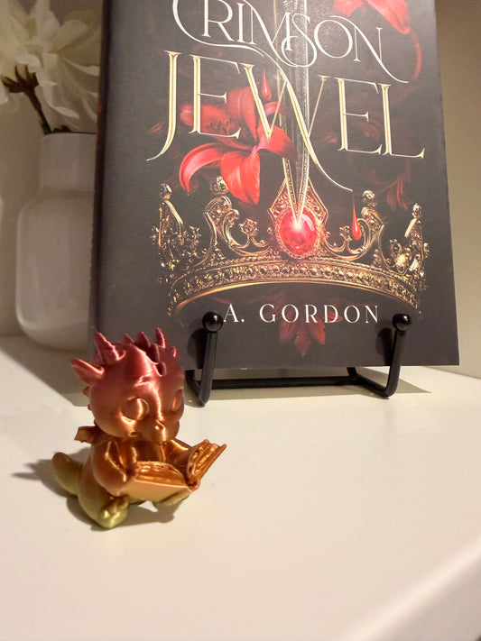 Pre-Order Book Dragon - Small 3D Print