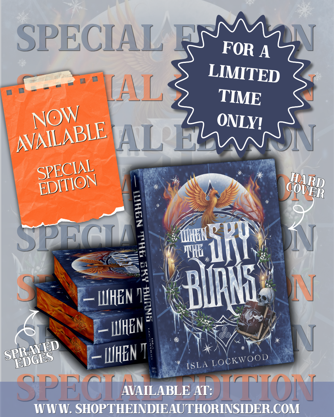 Special Edition, Signed, With Art Pack - When the Sky Burns