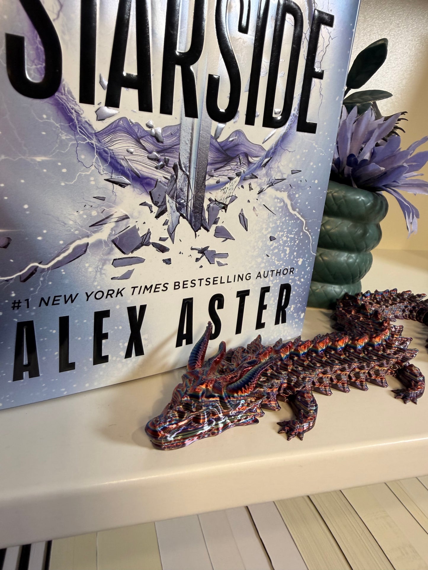 Multicolor Dragon - 3D Print, Shelf Decor