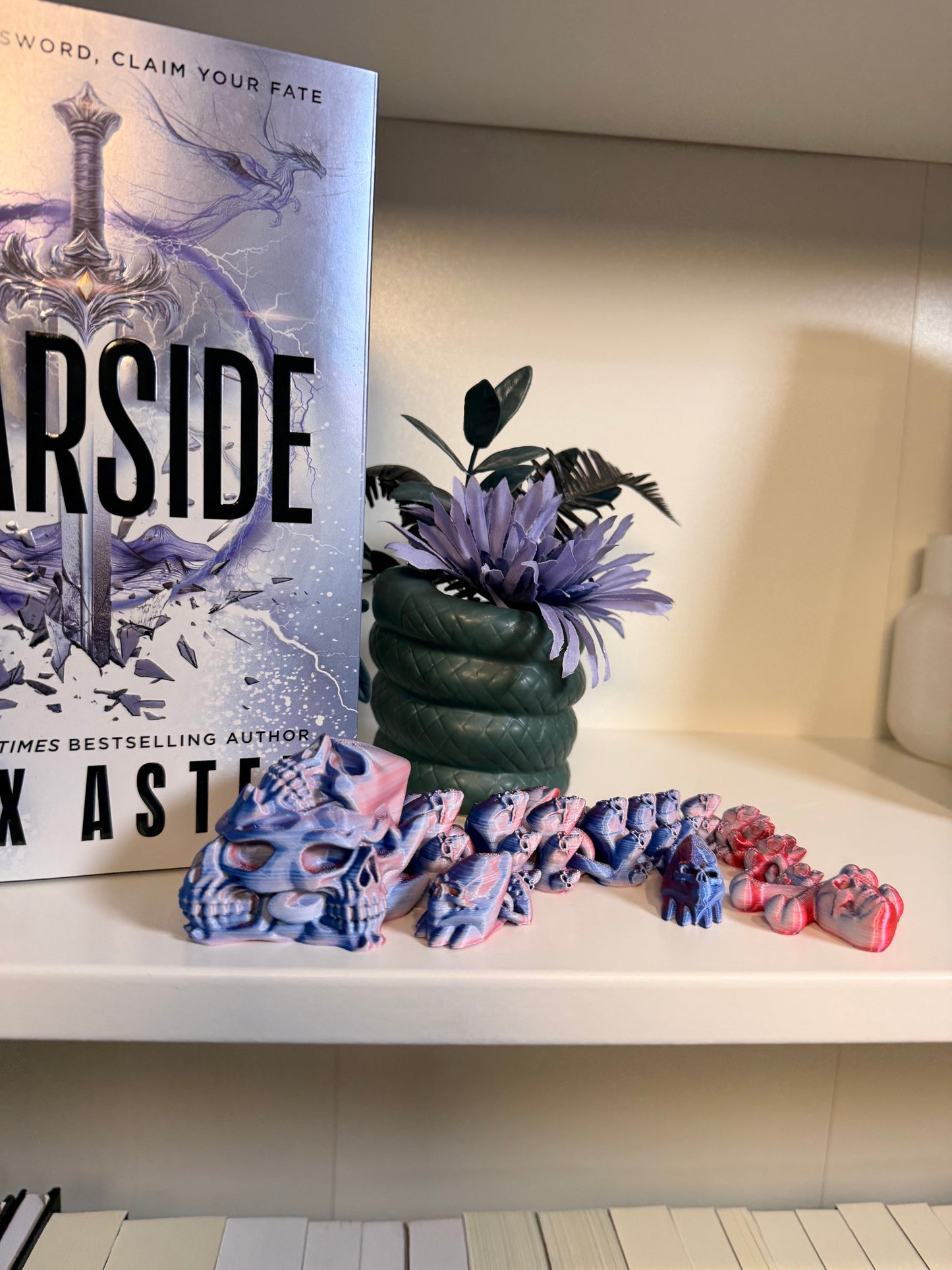 Skull Dragon - 3D Print, Shelf Decor