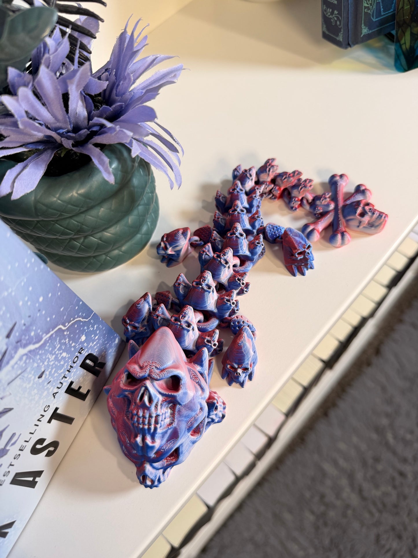 Skull Dragon - 3D Print, Shelf Decor